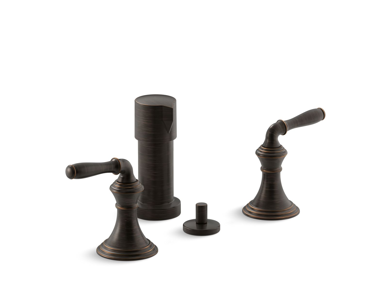 Devonshire® Vertical spray bidet faucet with lever handles