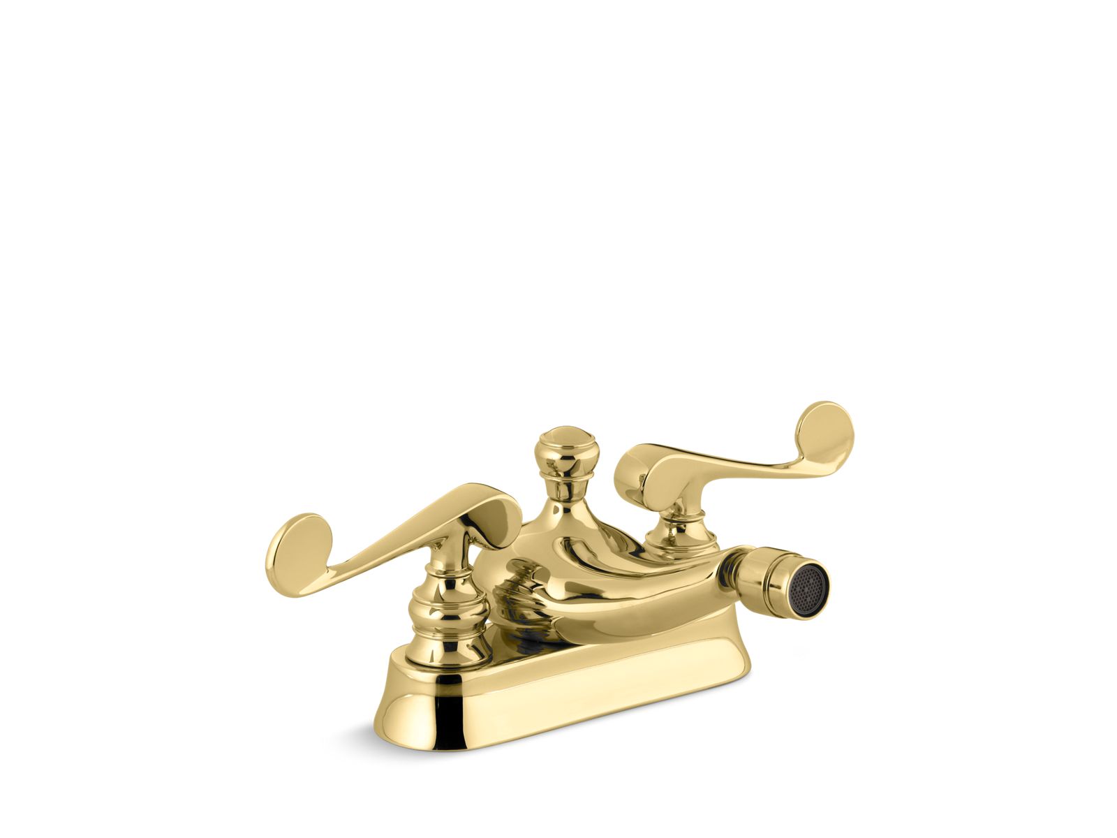 30707-revival-centerset-horizontal-swivel-spray-spout-bidet-faucet-with-scroll-lever-handles-4.jpg Revival® Centerset horizontal swivel spray spout bidet faucet with scroll lever handles