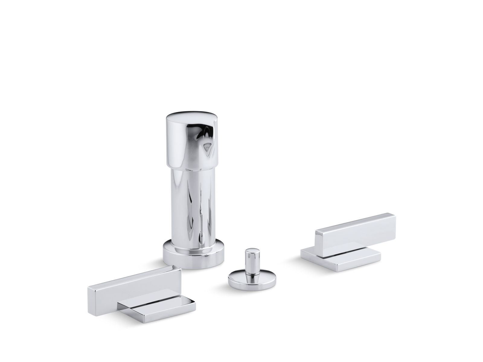 Loure® Vertical bidet faucet with lever handles