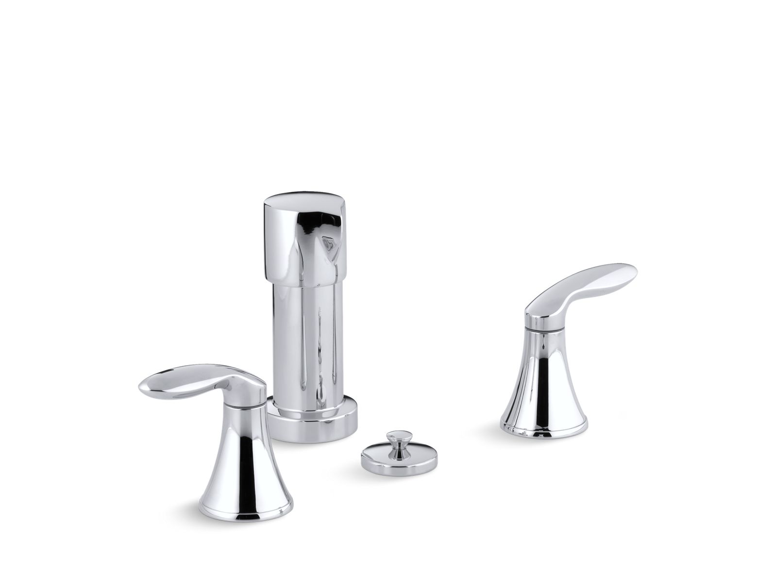 Coralais(R) vertical spray bidet faucet with lever handles