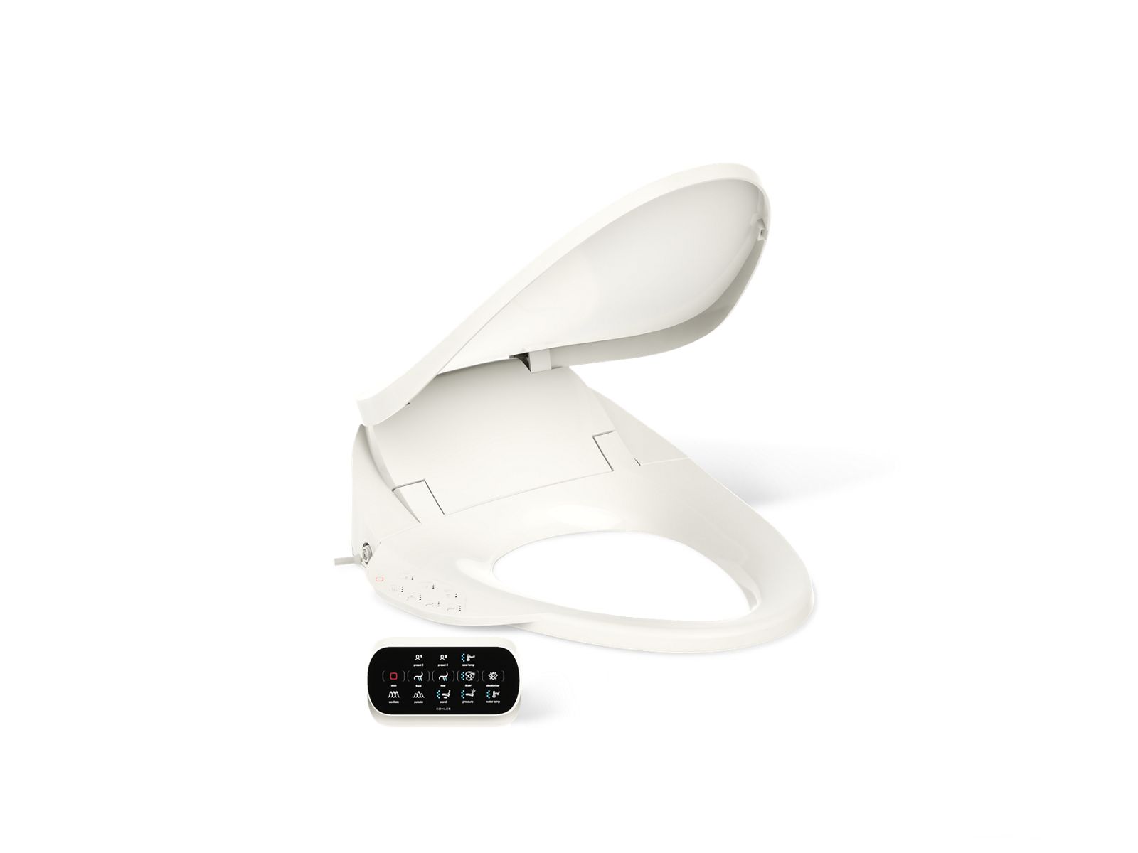 PureWash® E750 Elongated bidet toilet seat with remote control