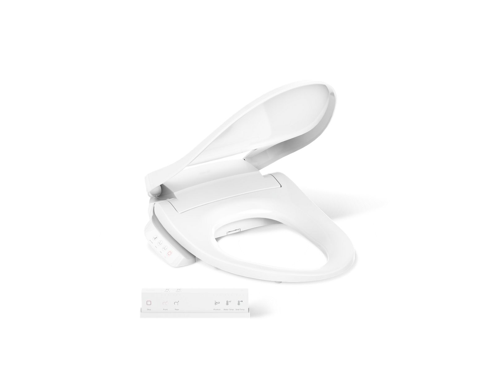 PureWash® E700 Elongated bidet toilet seat with remote control