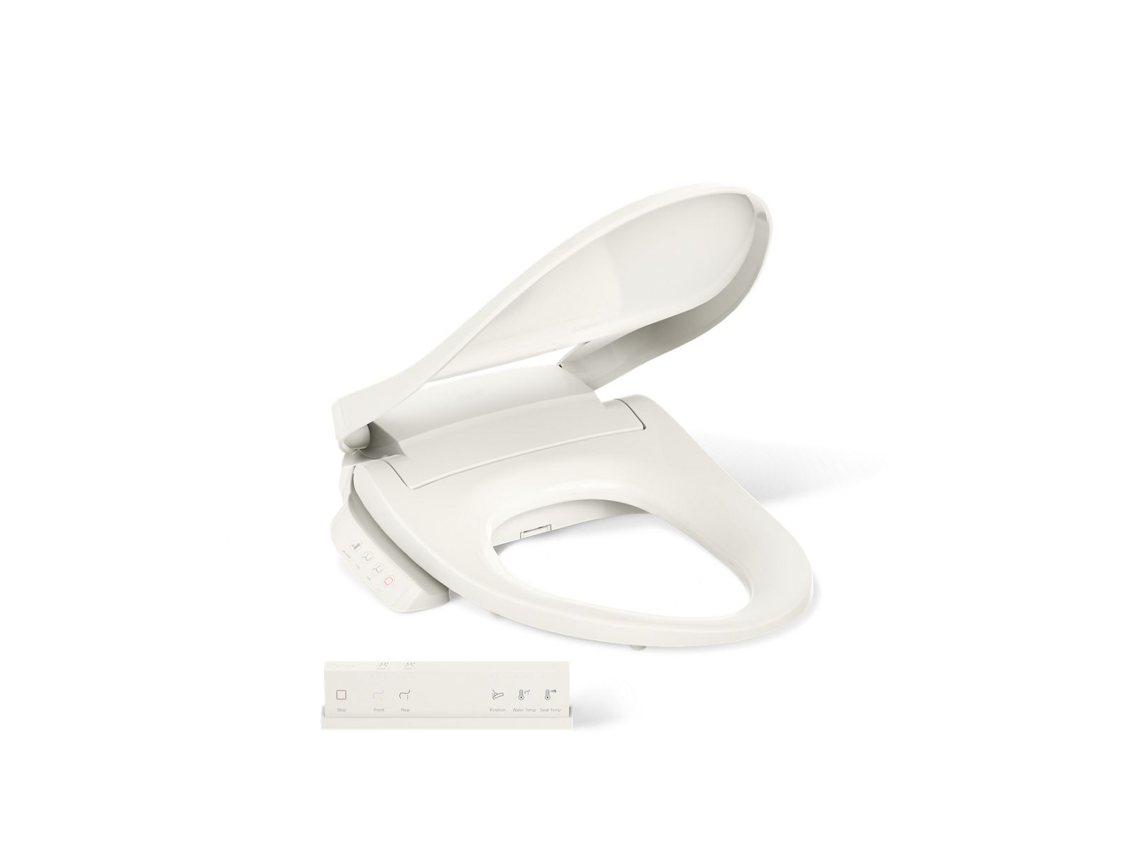 PureWash® E700 Elongated bidet toilet seat with remote control