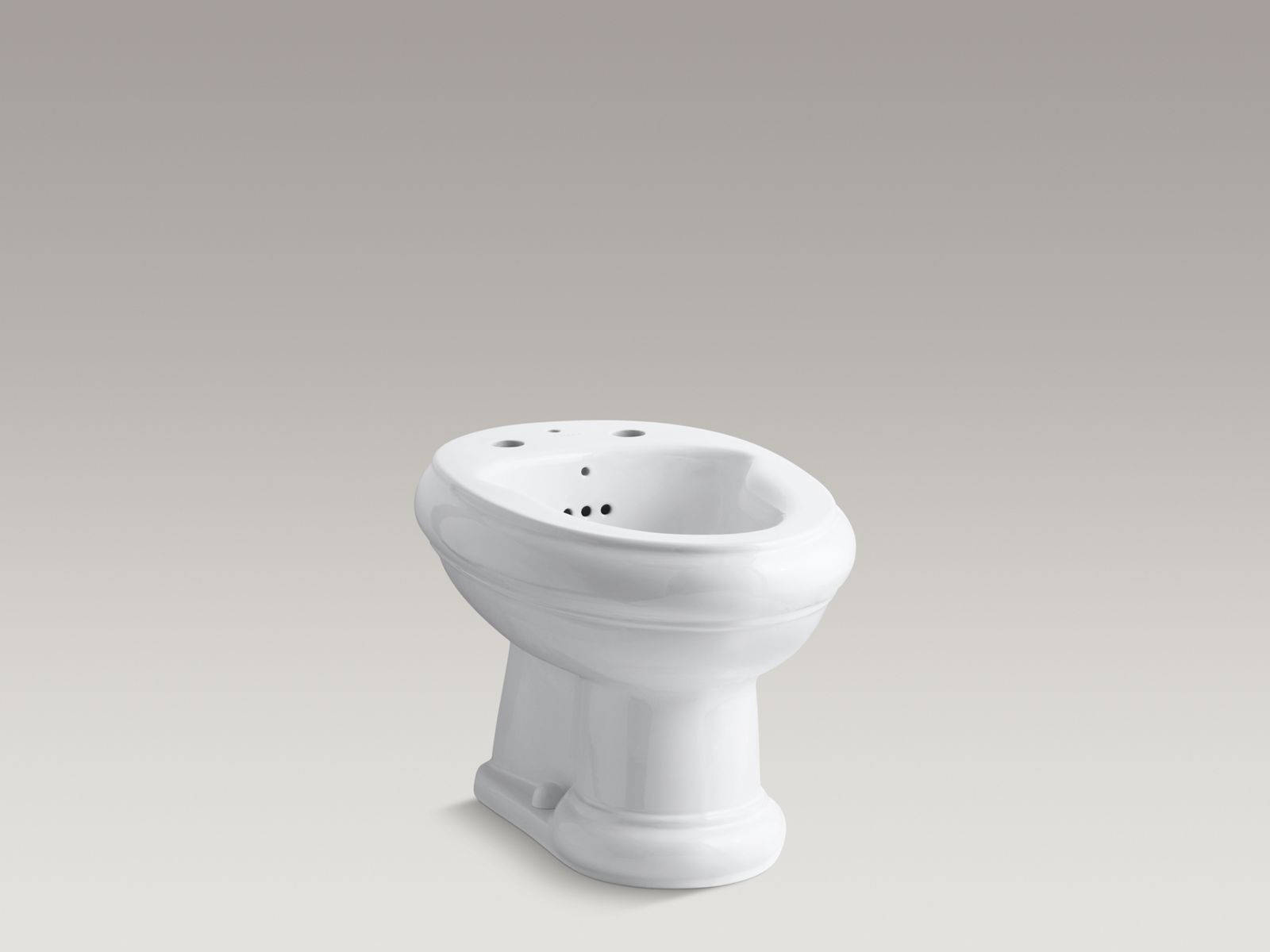 Revival(R) horizontal spray bidet with 4 faucet holes