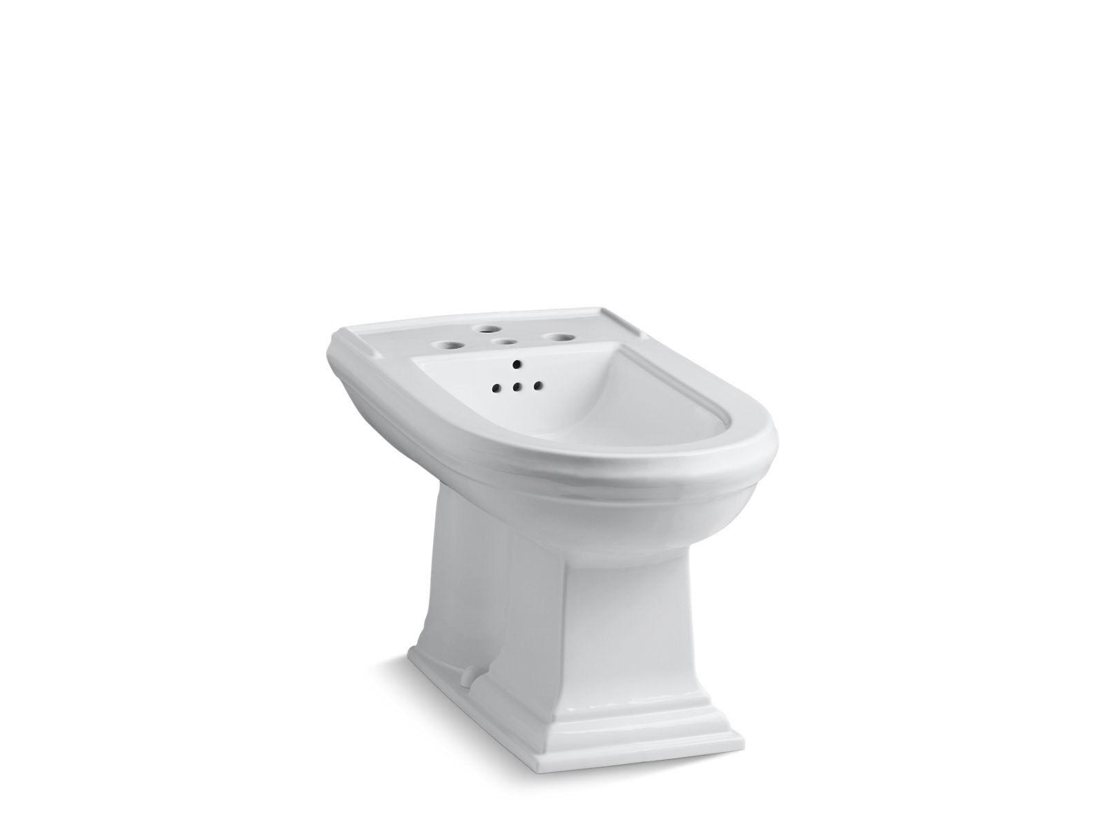 Memoirs® Vertical spray bidet with 4 faucet holes