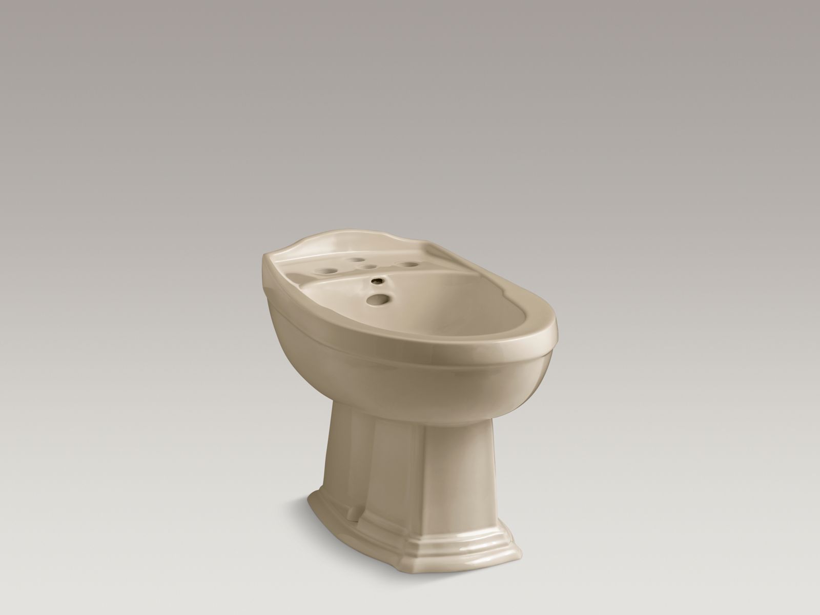 Portrait(R) vertical spray bidet with 4 faucet holes