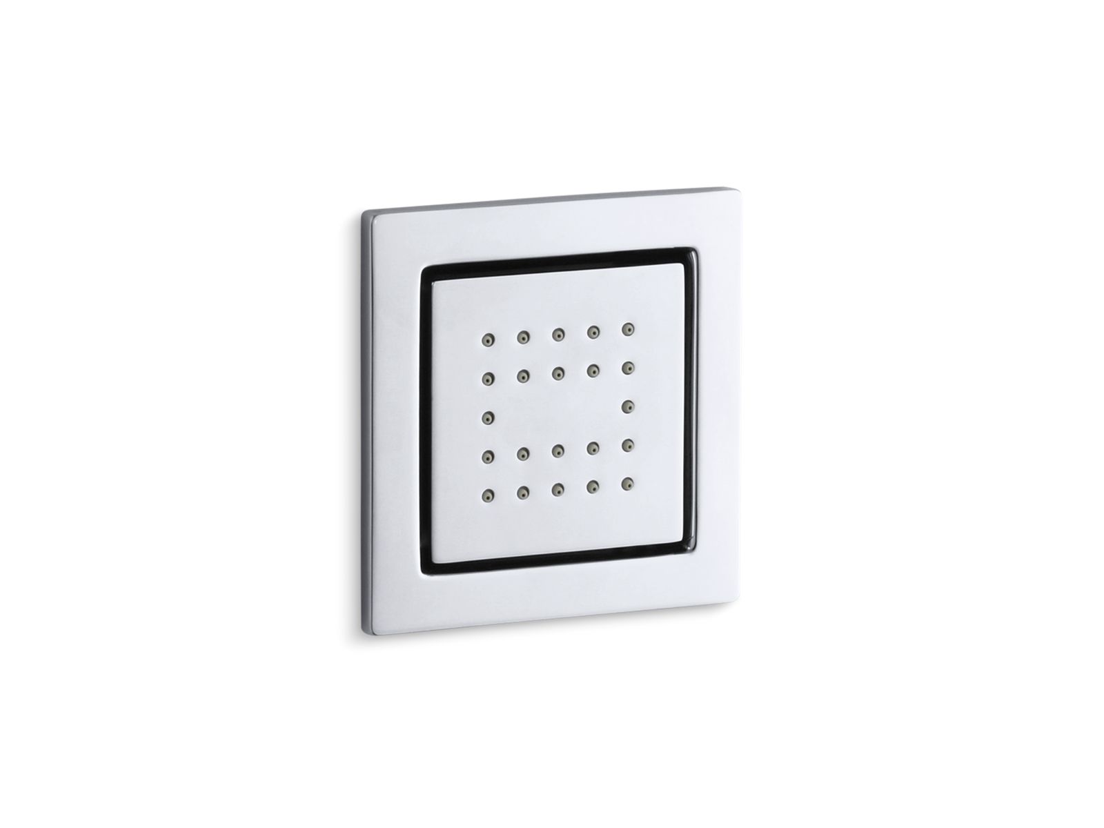 WaterTile® Square 22-nozzle single-function body spray, 2.5 gpm