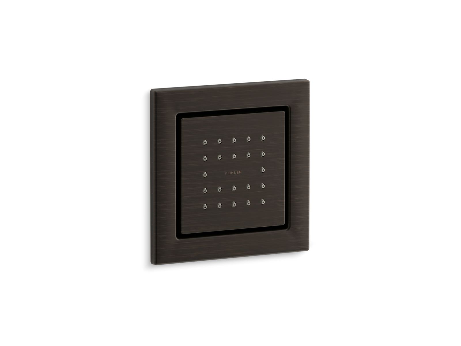 WaterTile® Square 22-nozzle single-function body spray, 2.5 gpm