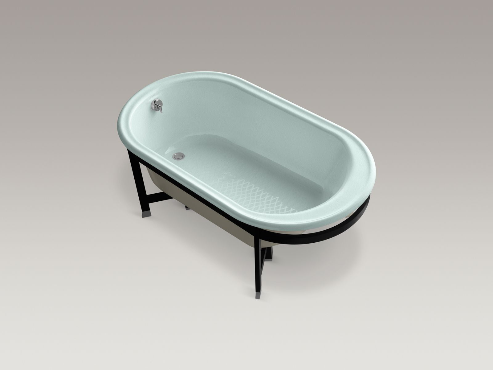 3115-iron-works-r-tellieur-r-66-x-36-freestanding-bath-with-sandbar-exterior-and-black-forest-surround-10.jpg Iron Works(R) Tellieur(R) 66" x 36" freestanding bath with Sandbar exterior and Black Forest surround