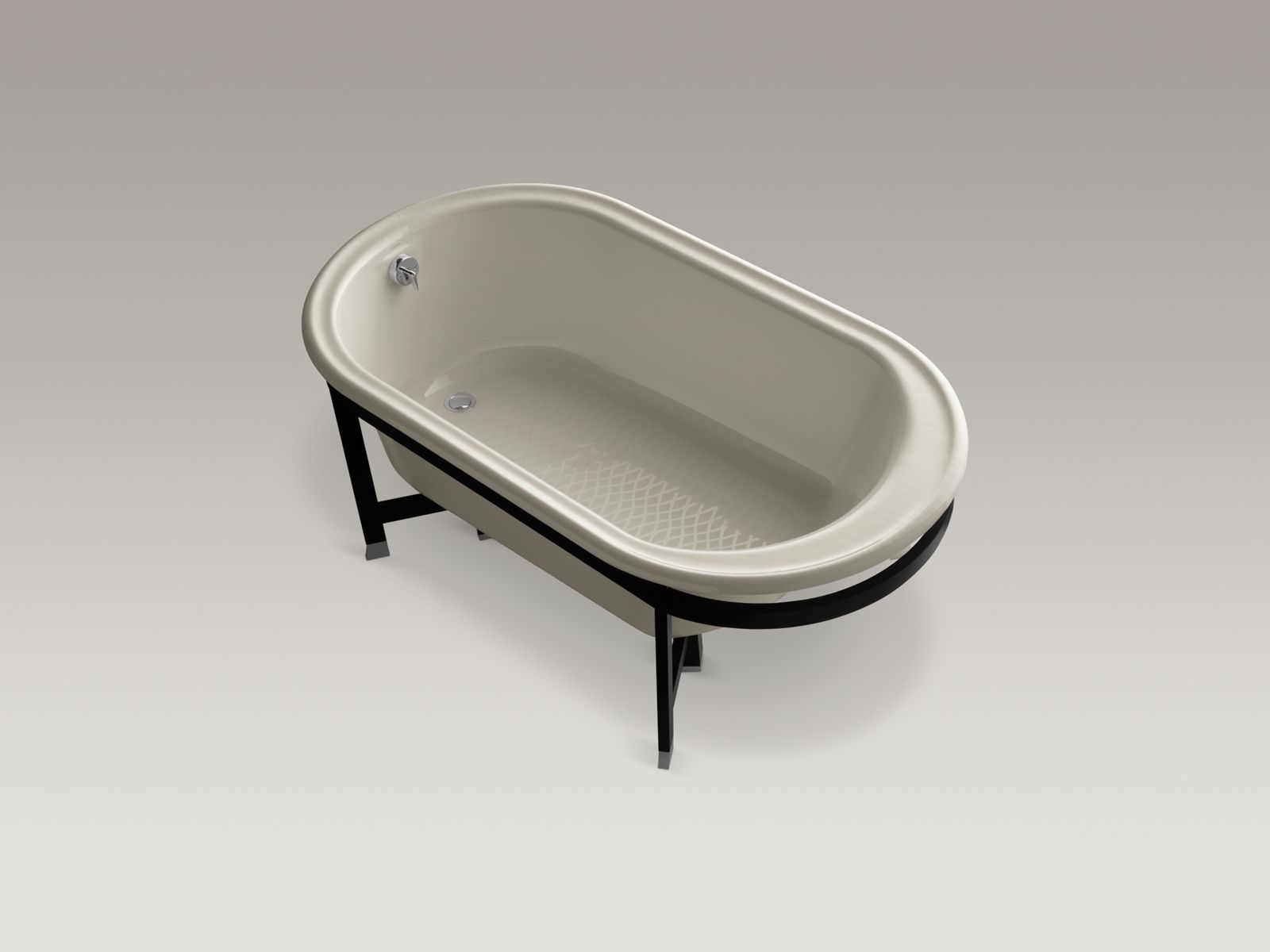 3115-iron-works-r-tellieur-r-66-x-36-freestanding-bath-with-sandbar-exterior-and-black-forest-surround-13.jpg Iron Works(R) Tellieur(R) 66" x 36" freestanding bath with Sandbar exterior and Black Forest surround