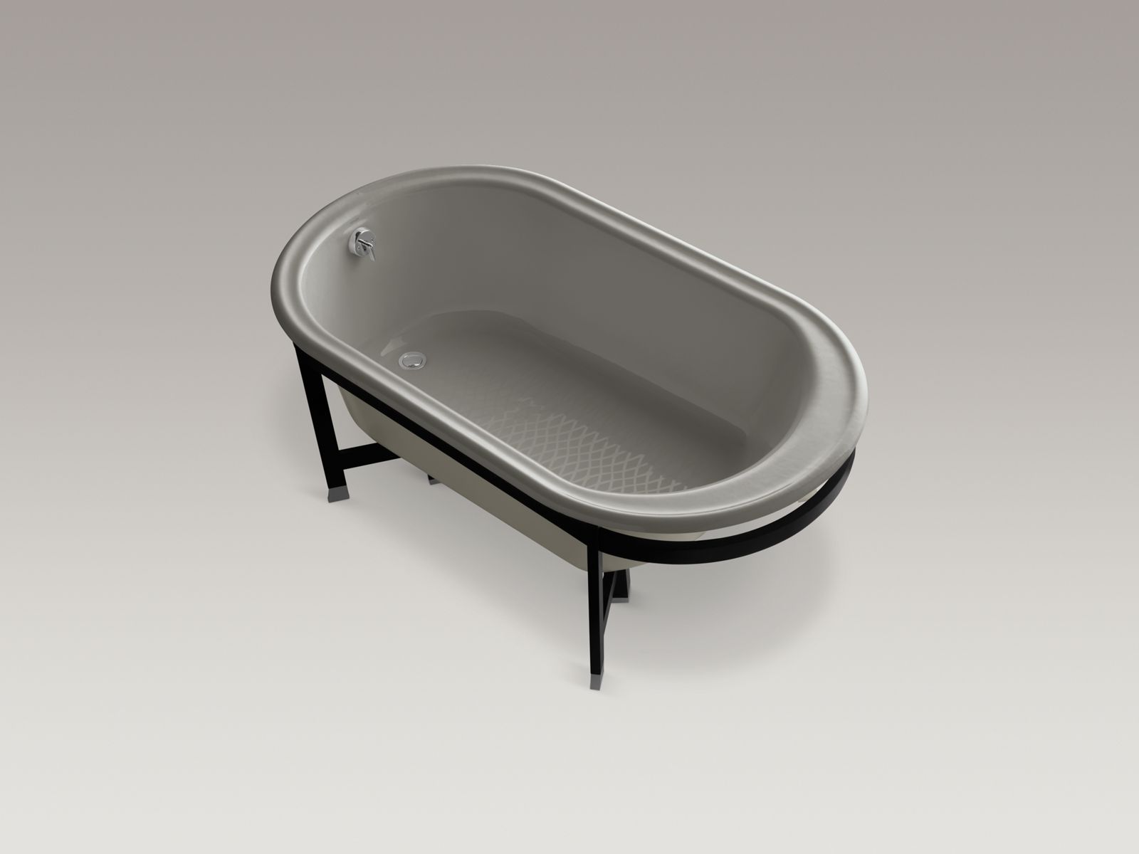 3115-iron-works-r-tellieur-r-66-x-36-freestanding-bath-with-sandbar-exterior-and-black-forest-surround-14.jpg Iron Works(R) Tellieur(R) 66" x 36" freestanding bath with Sandbar exterior and Black Forest surround
