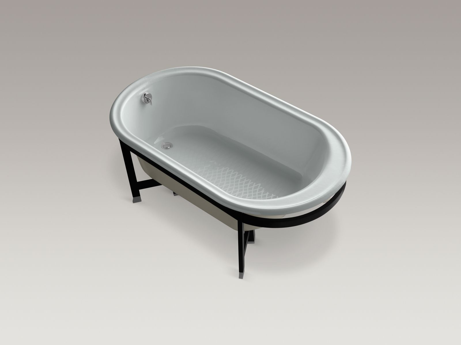 3115-iron-works-r-tellieur-r-66-x-36-freestanding-bath-with-sandbar-exterior-and-black-forest-surround-7.jpg Iron Works(R) Tellieur(R) 66" x 36" freestanding bath with Sandbar exterior and Black Forest surround