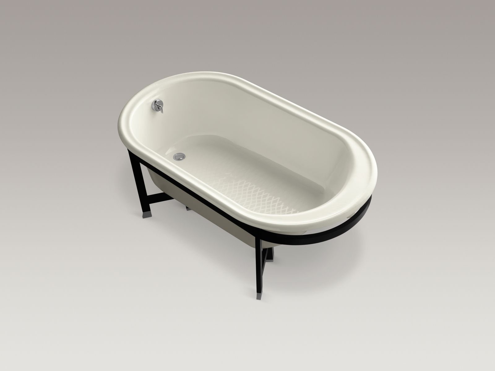 3115-iron-works-r-tellieur-r-66-x-36-freestanding-bath-with-sandbar-exterior-and-black-forest-surround-8.jpg Iron Works(R) Tellieur(R) 66" x 36" freestanding bath with Sandbar exterior and Black Forest surround
