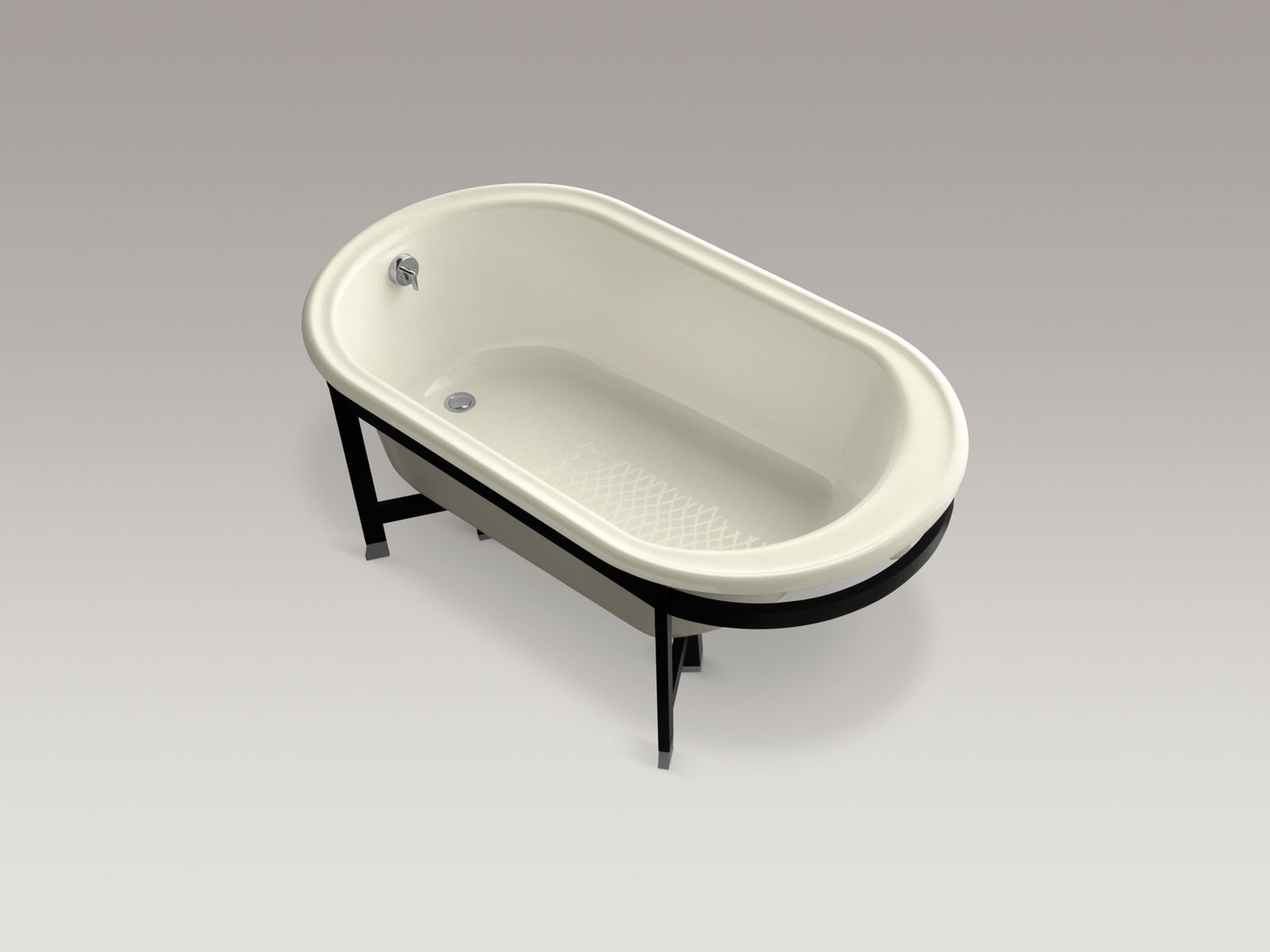 3115-iron-works-r-tellieur-r-66-x-36-freestanding-bath-with-sandbar-exterior-and-black-forest-surround-9.jpg Iron Works(R) Tellieur(R) 66" x 36" freestanding bath with Sandbar exterior and Black Forest surround
