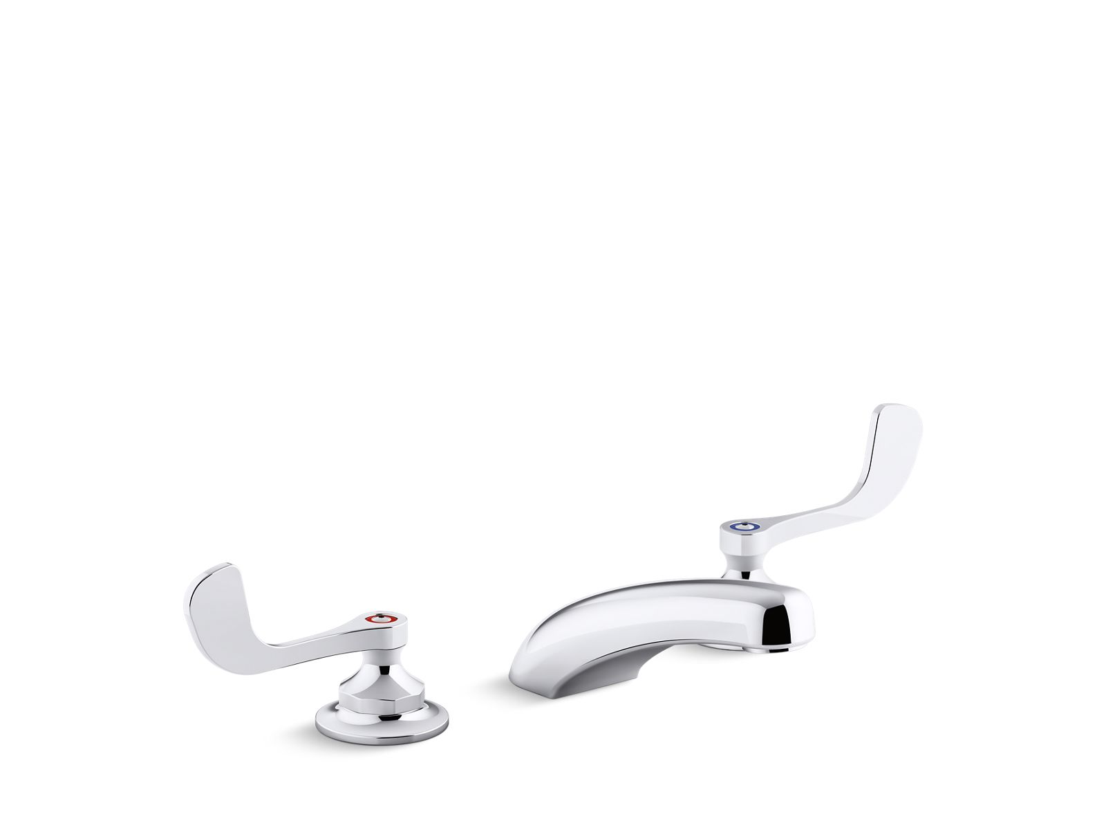 Triton® Bowe® 0.5 gpm widespread bathroom sink faucet with aerated flow and wristblade handles, drain not included