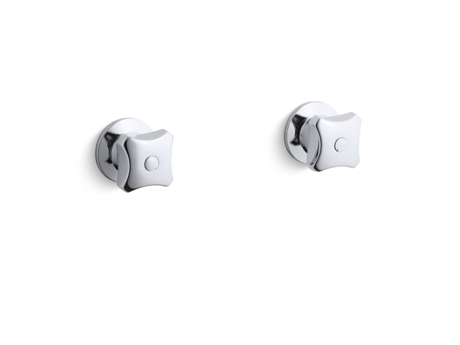 Triton® Wall-mount valve trim with standard handles, requires valve