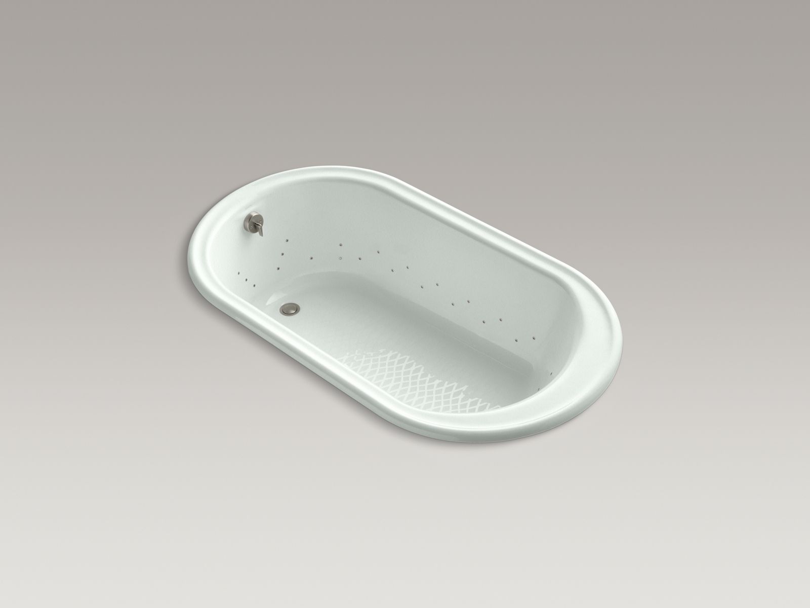 3143-iron-works-66-x-36-drop-in-bubblemassage-air-bath-with-vibrant-brushed-nickel-airjet-color-and-end-drain-6.jpg Iron Works® 66" x 36" drop-in BubbleMassage™ air bath with Vibrant® Brushed Nickel airjet color and end drain