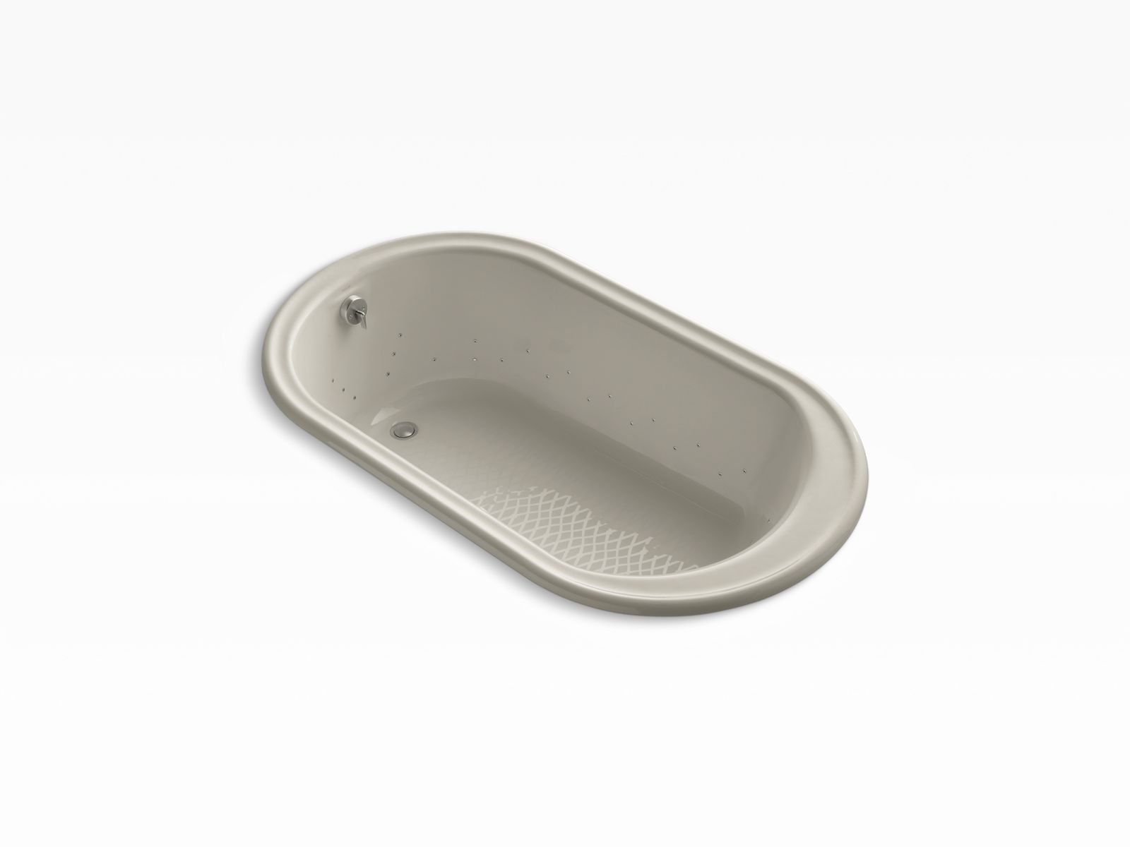 3143-iron-works-66-x-36-drop-in-bubblemassage-air-bath-with-vibrant-brushed-nickel-airjet-color-and-end-drain-7.jpg Iron Works® 66" x 36" drop-in BubbleMassage™ air bath with Vibrant® Brushed Nickel airjet color and end drain
