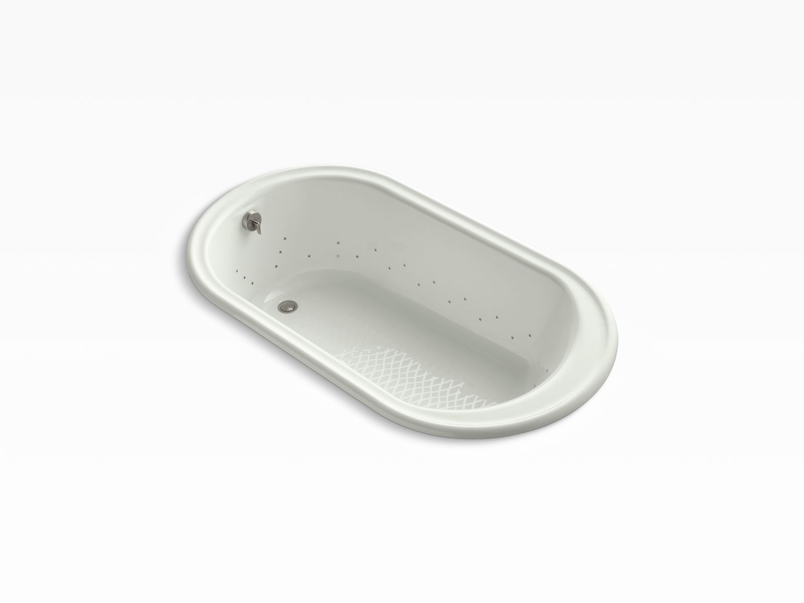 3143-iron-works-66-x-36-drop-in-bubblemassage-air-bath-with-vibrant-brushed-nickel-airjet-color-and-end-drain-9.jpg Iron Works® 66" x 36" drop-in BubbleMassage™ air bath with Vibrant® Brushed Nickel airjet color and end drain