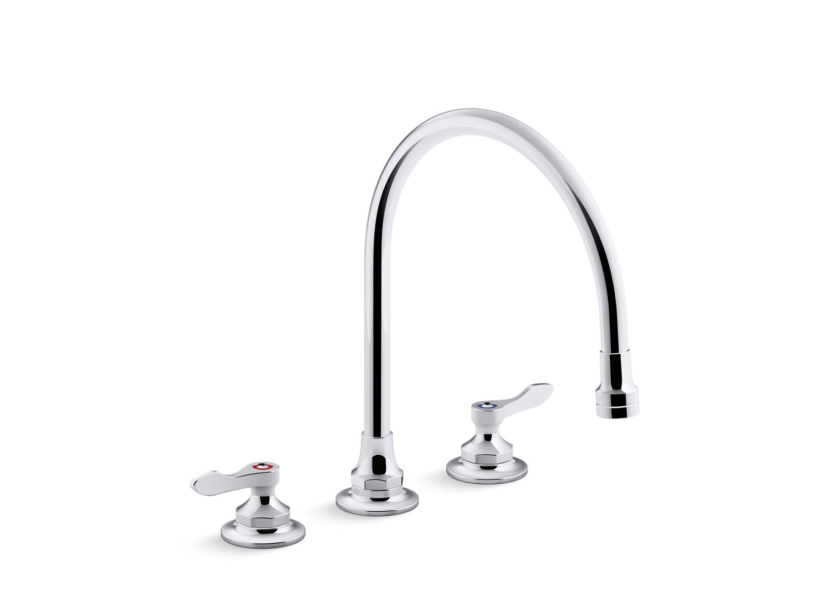 Triton® Bowe® 1.5 gpm kitchen sink faucet with 9-5/16" gooseneck spout, aerated flow and lever handles