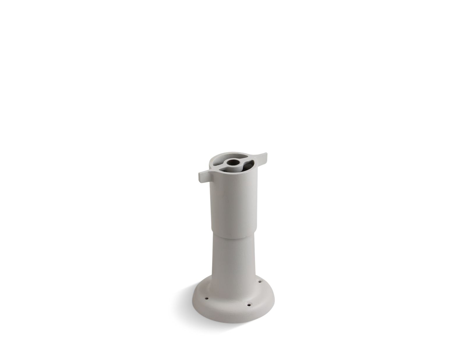 Brockway™ Sink pedestal provides height of 25" to 31" with painted finish
