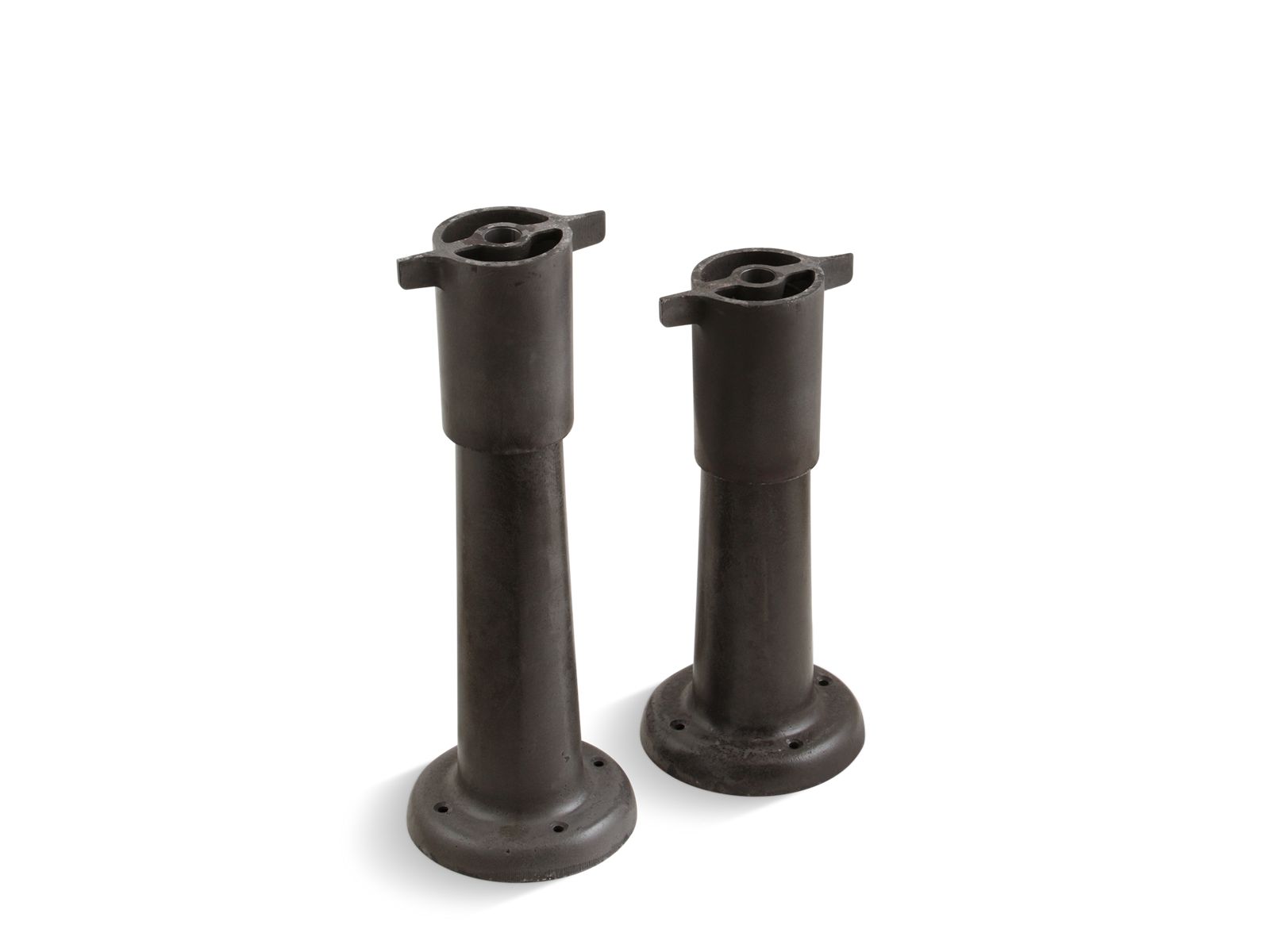 Brockway™ Sink pedestal provides height of 31" to 36" with glazed finish