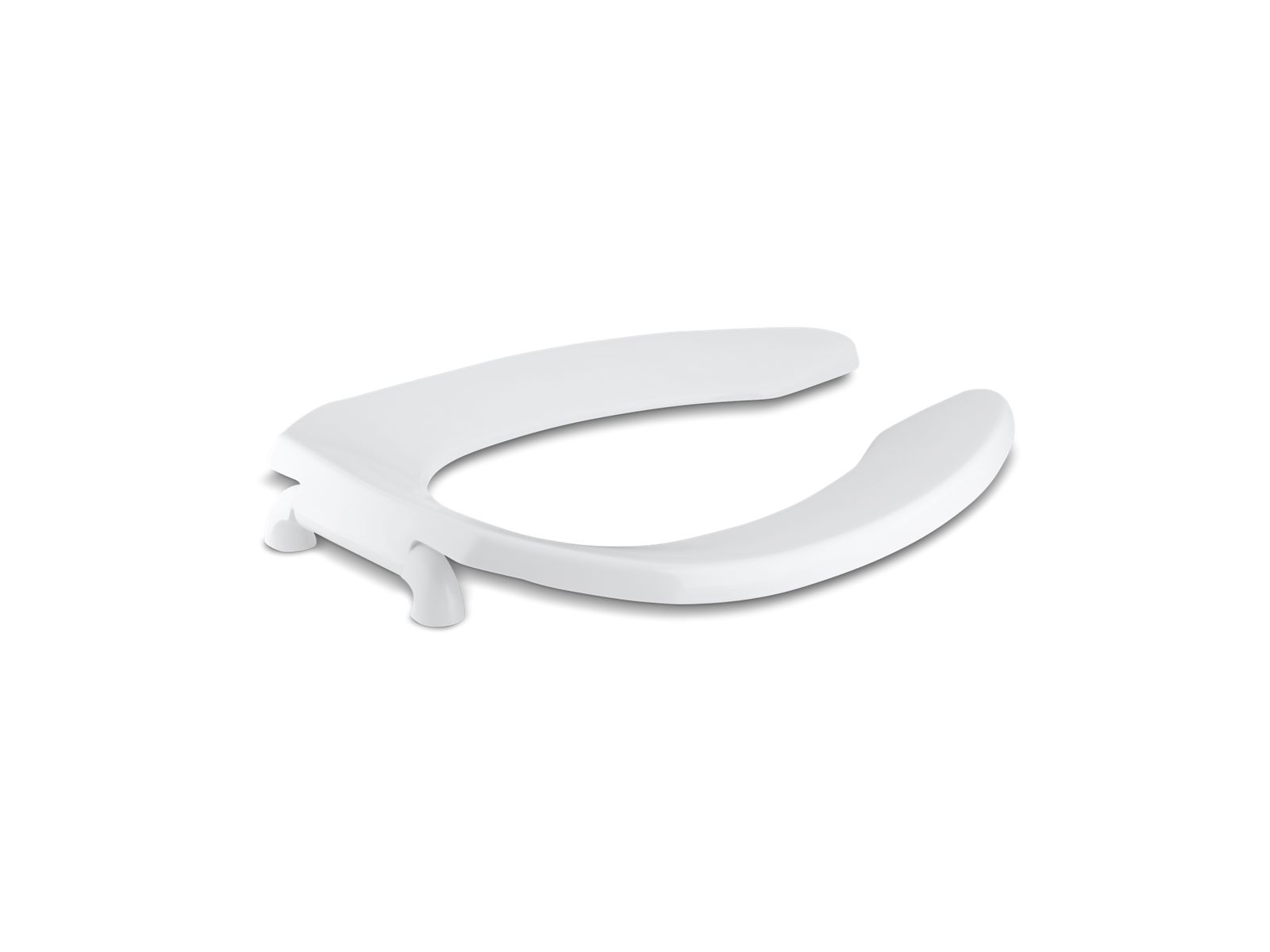 Lustra™ Elongated toilet seat with self-sustaining check hinge