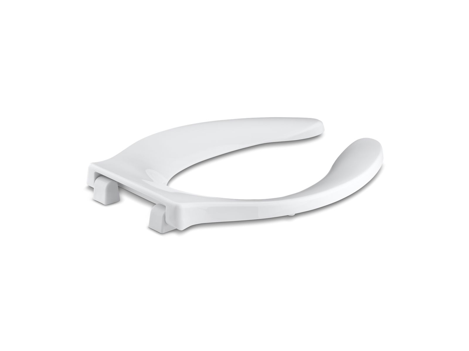 Stronghold® Commercial elongated toilet seat with integrated handle and Quiet-Close™ check hinge