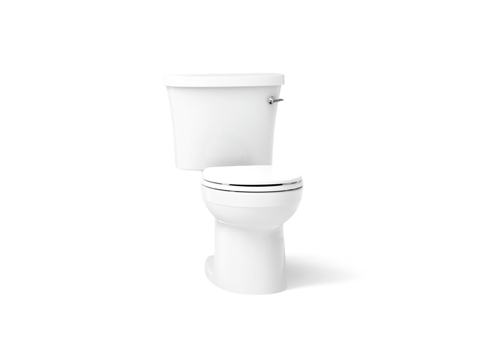 Kingston™ Two-piece round-front toilet, 1.28 gpf