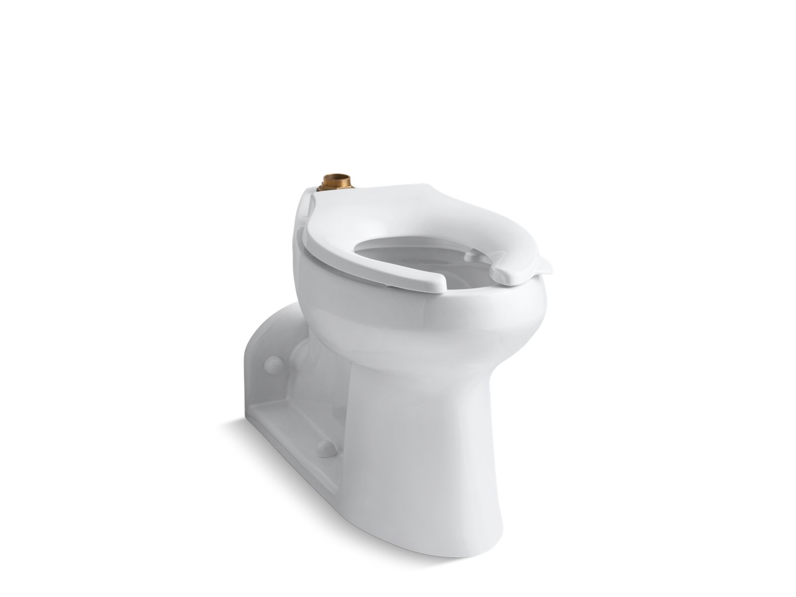 Anglesey™ Floor-mount top spud flushometer bowl with bedpan lugs