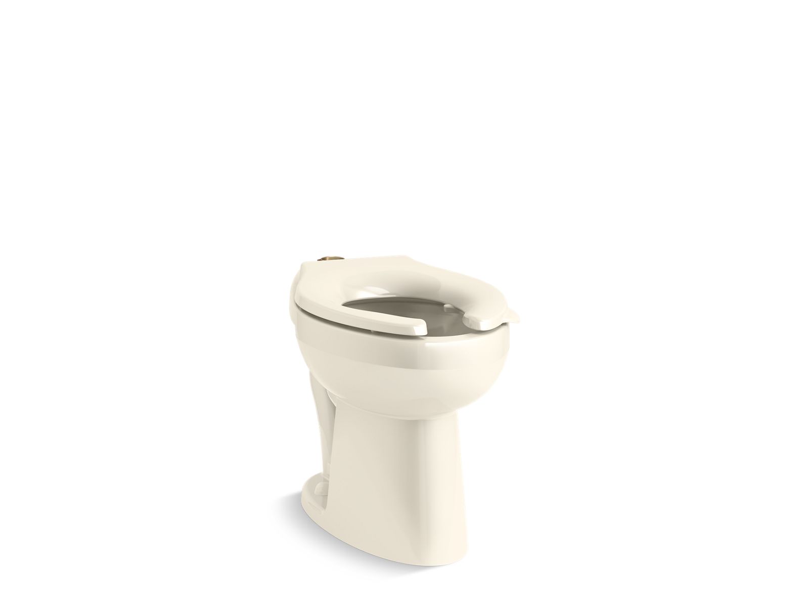 Highcliff™ Ultra Floor-mount top spud flushometer bowl with bedpan lugs