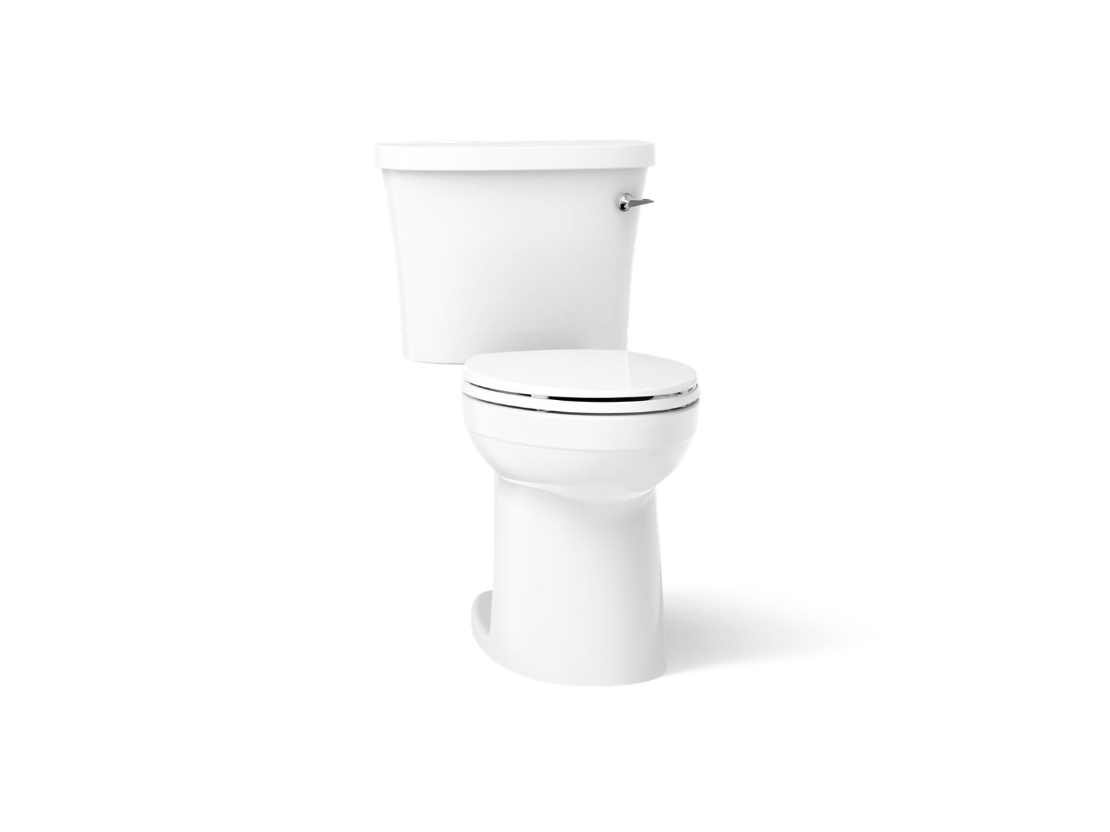 Kingston™ Two-piece elongated toilet, 1.28 gpf