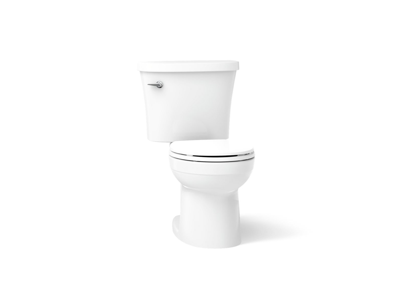 Kingston™ Two-piece round-front toilet, 1.28 gpf