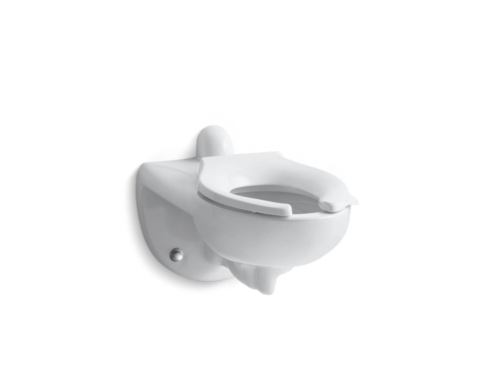 Kingston™ Wall-mount rear spud flushometer bowl