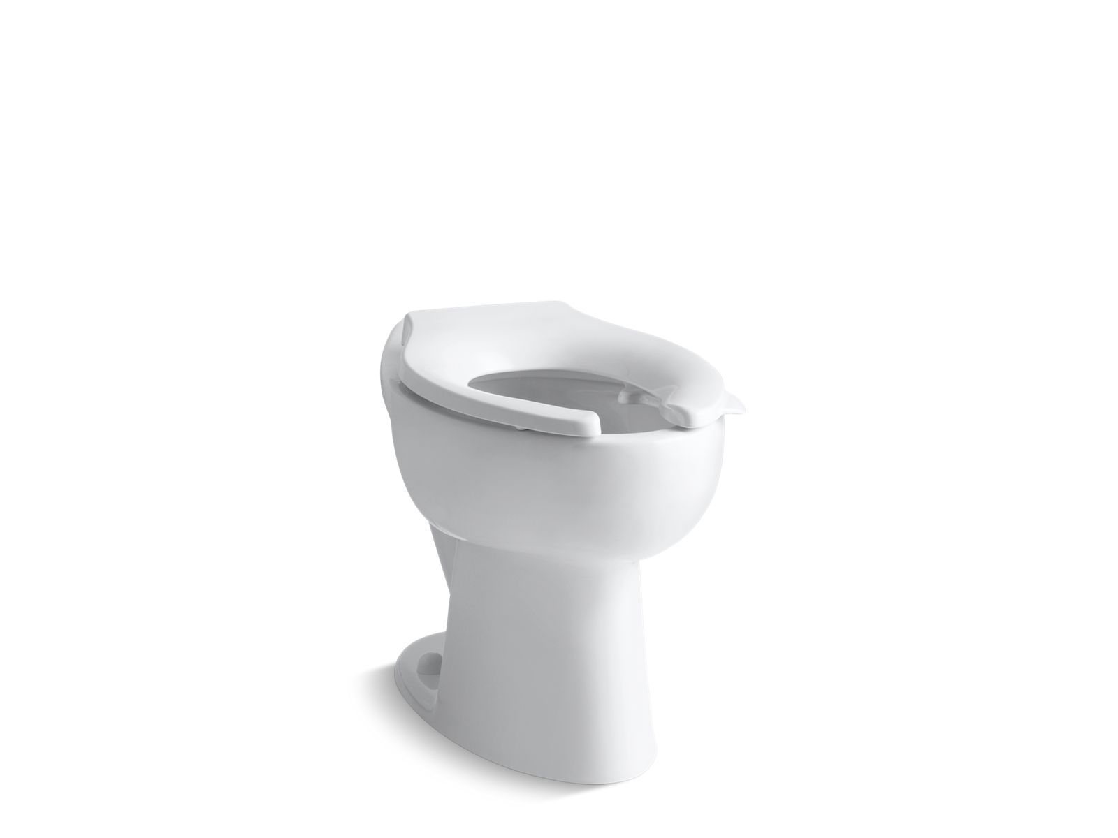 Highcrest™ 1.28 or 1.6 gpf 16-1/2" ADA elongated toilet bowl with rear inlet and bedpan lugs, requires seat
