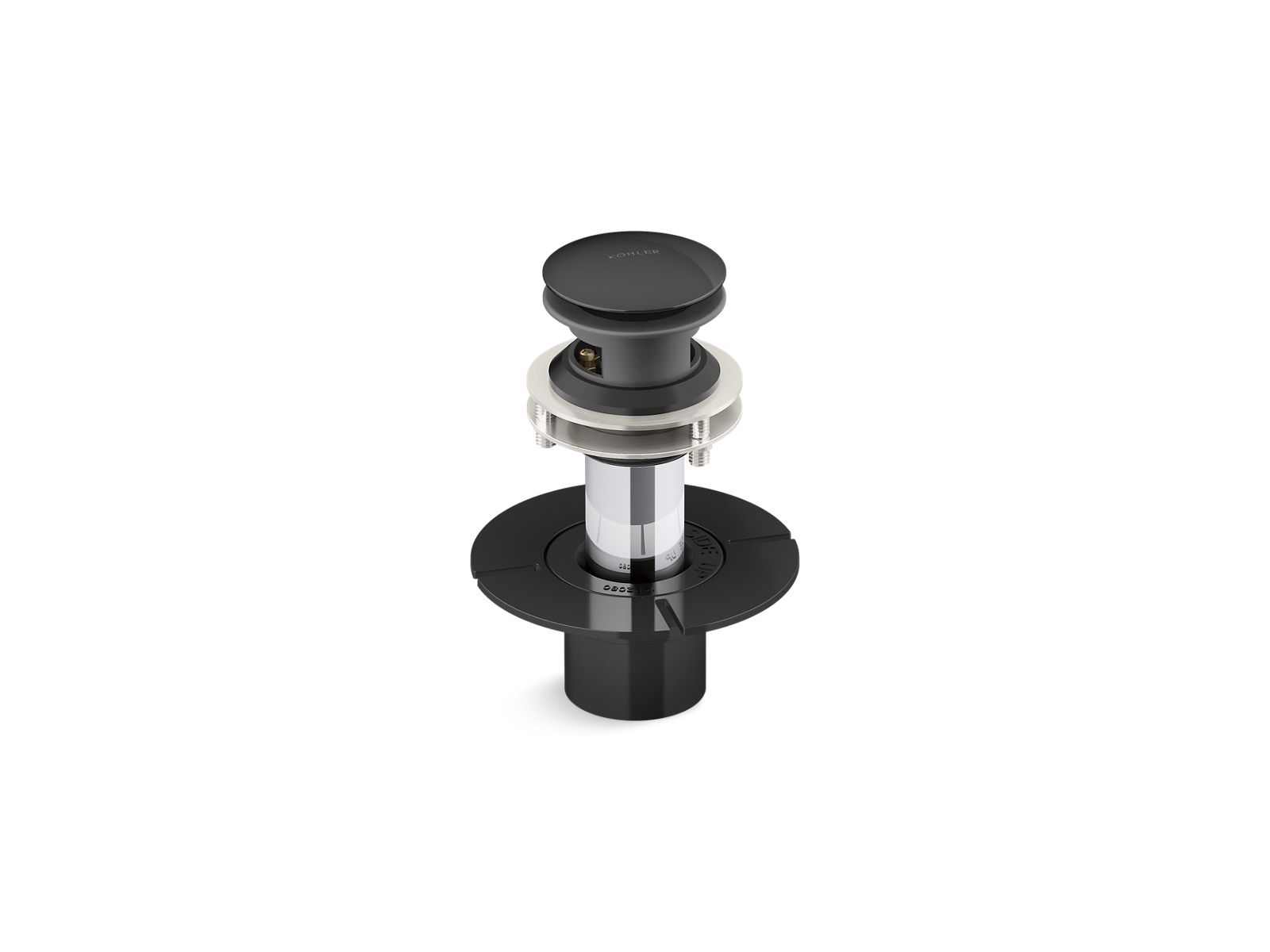 SnapFlo™ Toe-tap bath drain