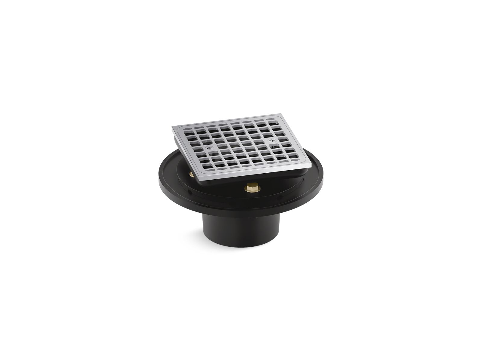 Clearflo Square brass tile-in shower drain