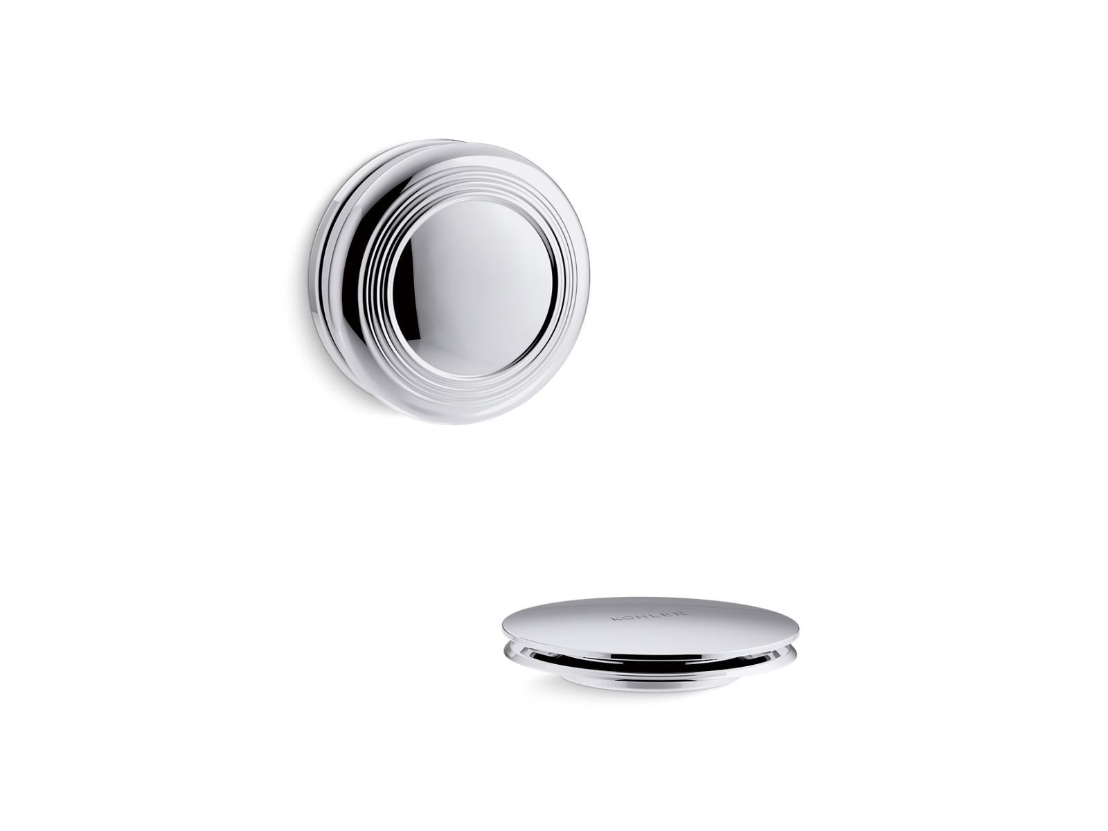 PureFlo™ Traditional push-button bath drain trim