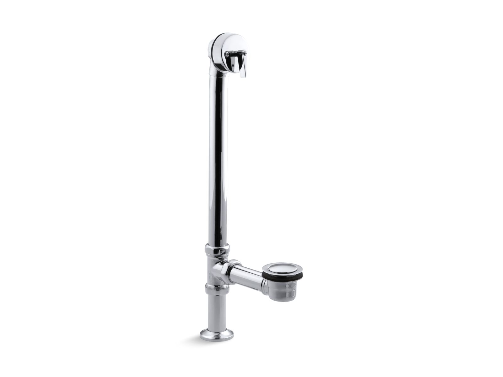 Artifacts® 1-1/2" pop-up bath drain for above- and through-the-floor freestanding bath installations