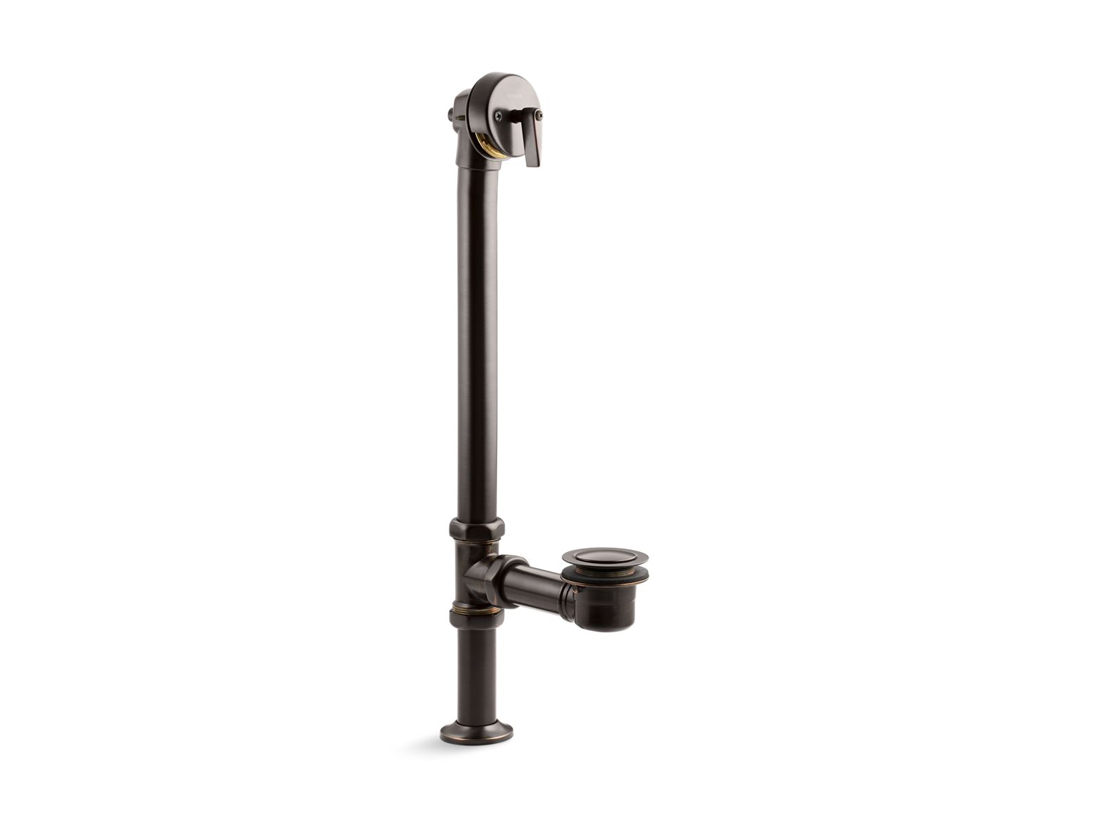 Artifacts® 1-1/2" pop-up bath drain for above- and through-the-floor freestanding bath installations