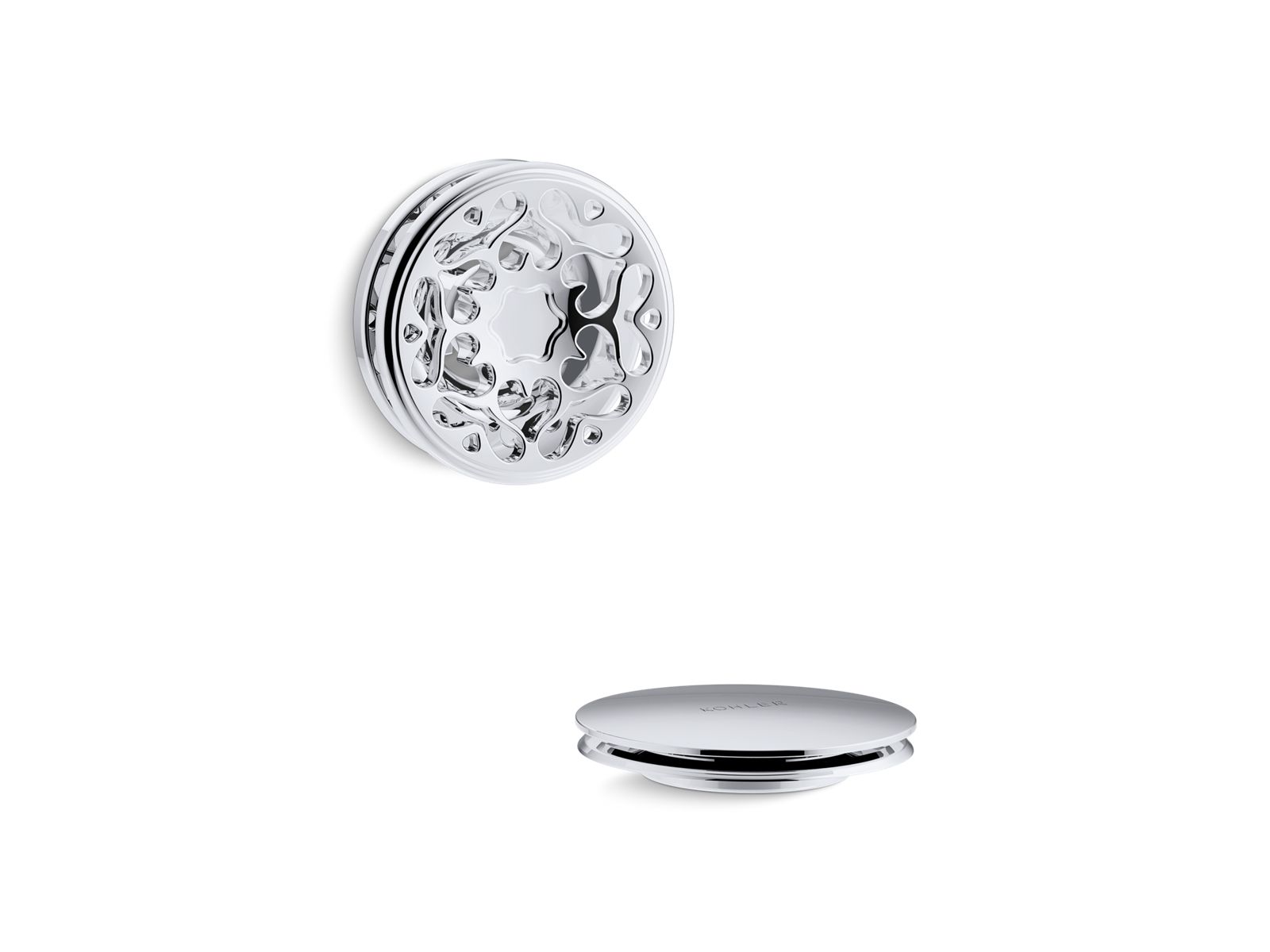 PureFlo™ Push-button bath drain trim