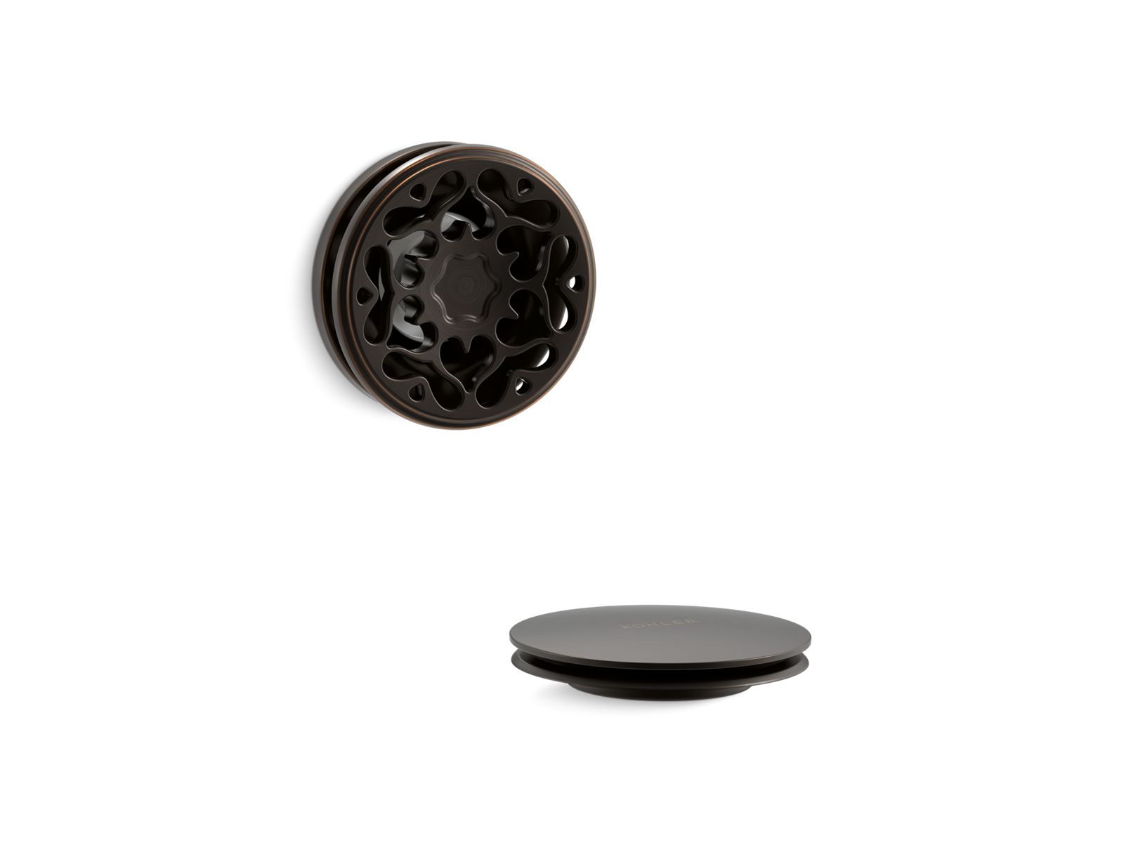 PureFlo™ Push-button bath drain trim