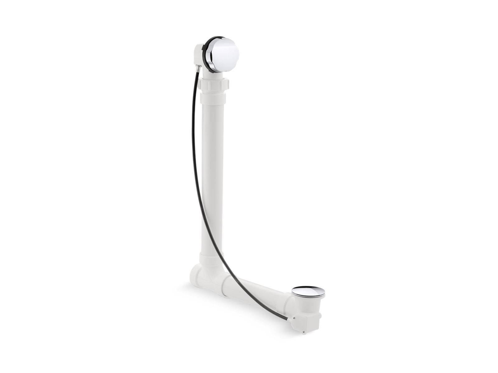 Clearflo Cable bath drain with PVC tubing