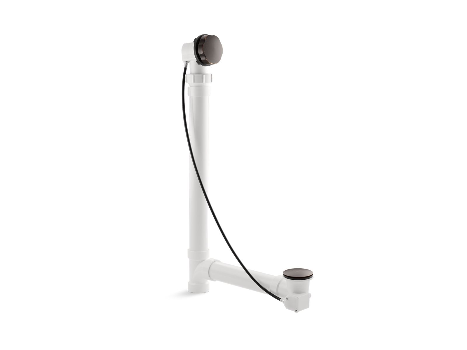 Clearflo Cable bath drain with PVC tubing
