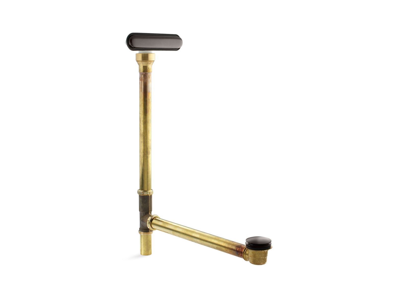 Clearflo Slotted overflow brass bath drain