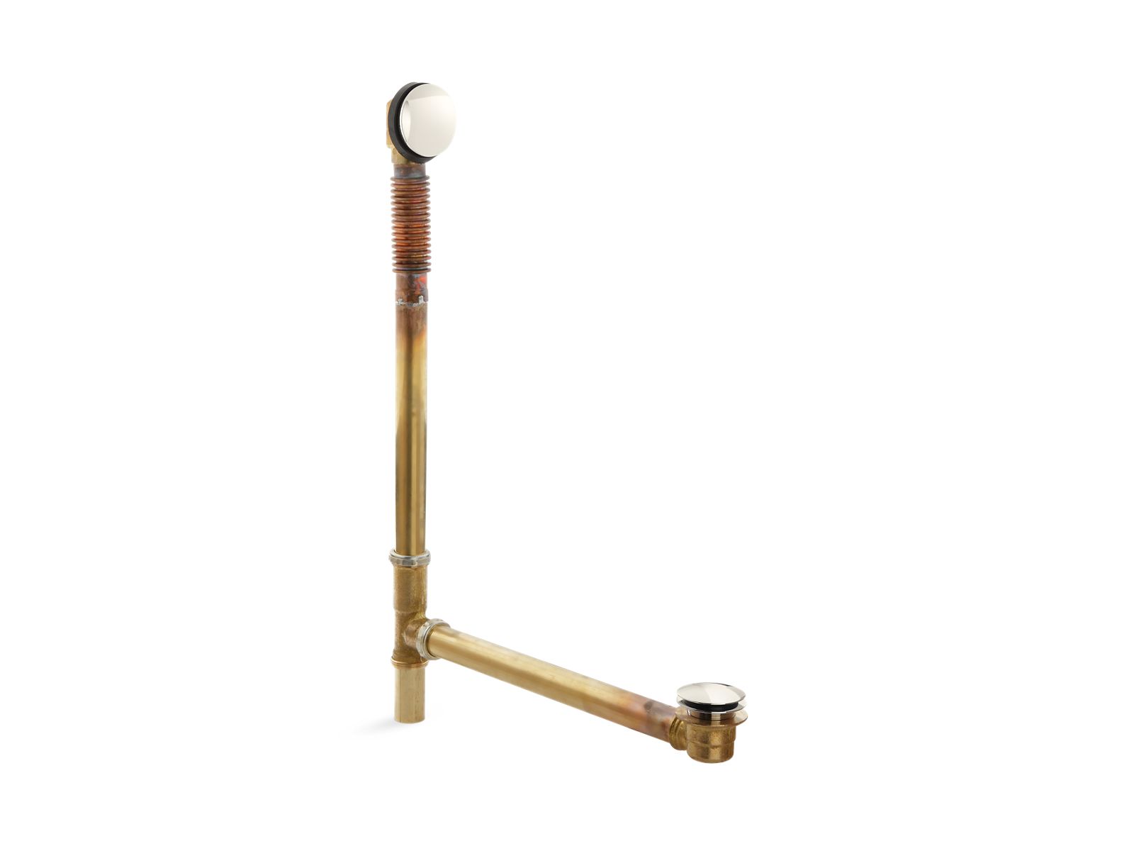 33237-clearflo-brass-toe-tap-bath-drain-12.jpg Clearflo Brass toe tap bath drain
