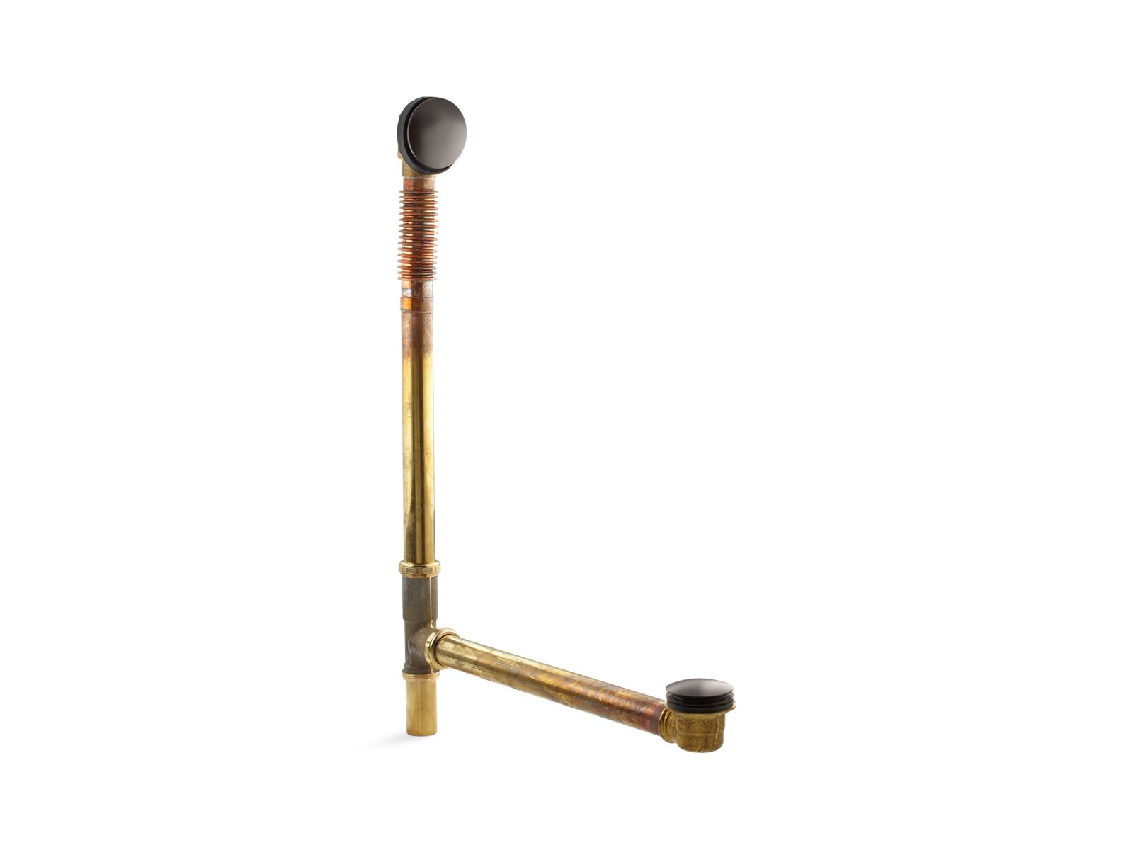 Clearflo Brass toe tap bath drain