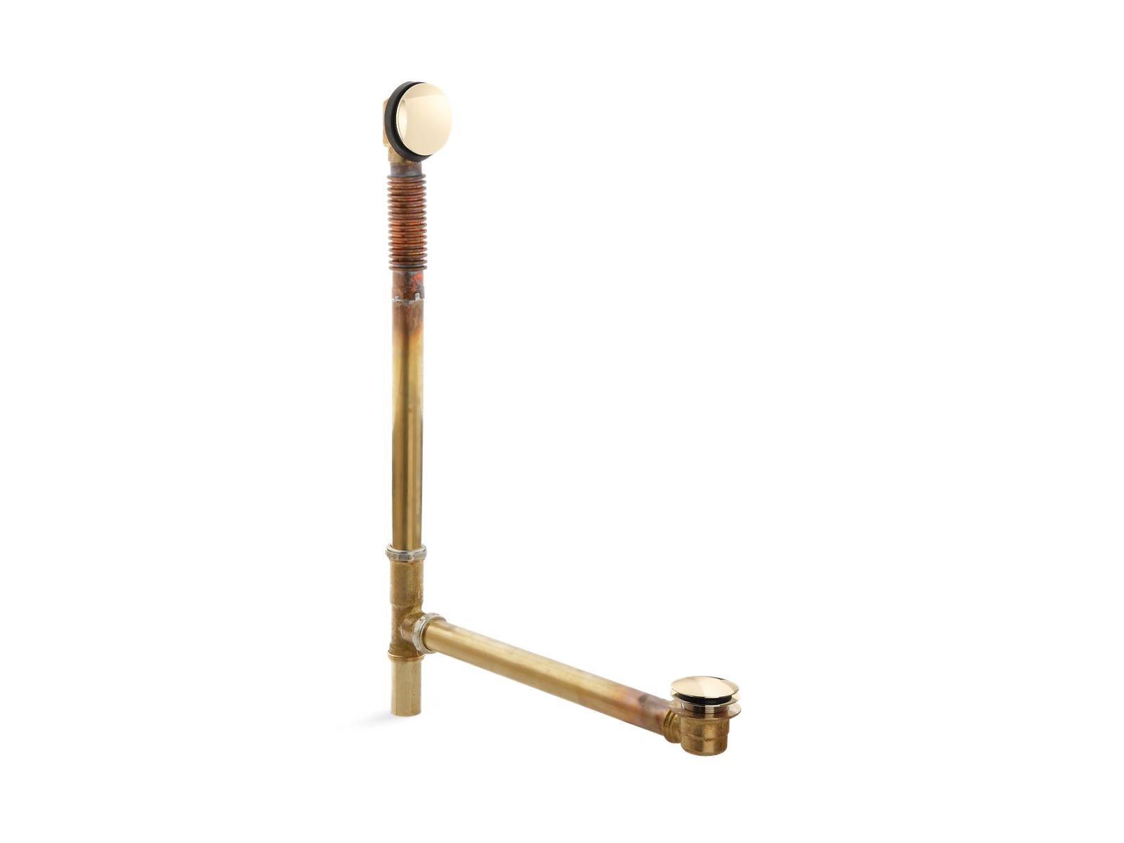 33237-clearflo-brass-toe-tap-bath-drain-4.jpg Clearflo Brass toe tap bath drain