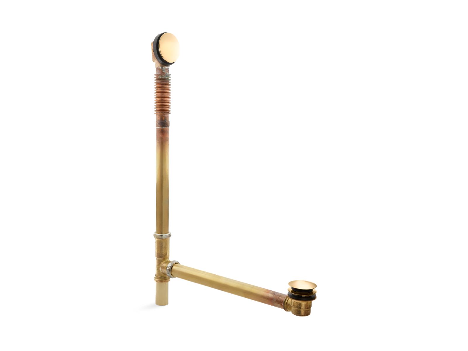 33237-clearflo-brass-toe-tap-bath-drain-5.jpg Clearflo Brass toe tap bath drain