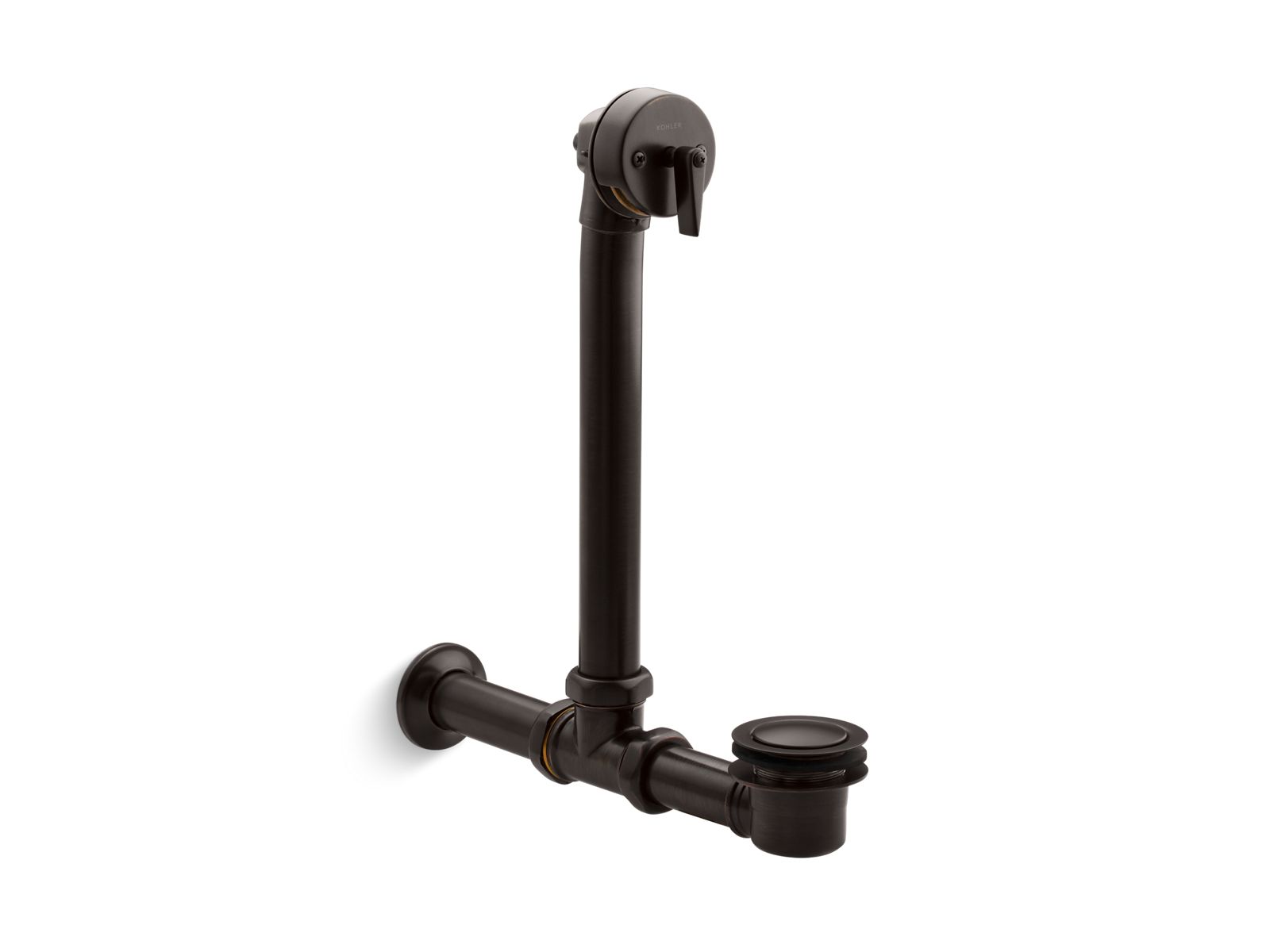 Iron Works® Exposed bath drain for above-the-floor installation